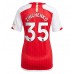 Arsenal Oleksandr Zinchenko #35 Voetbalkleding Thuisshirt Dames 2023-24 Korte Mouwen